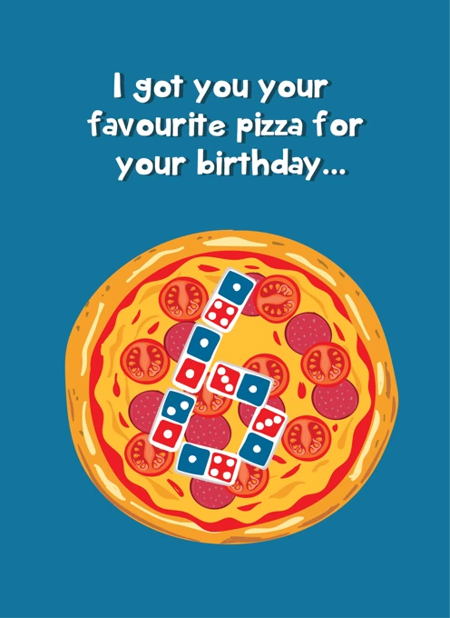 Favourite Pizza - 6th Birthday