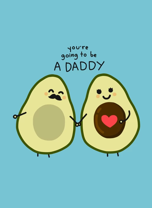 Daddy To Be Cute Avocado