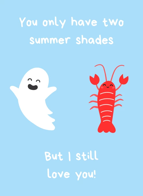 Funny Ghost & Lobster
