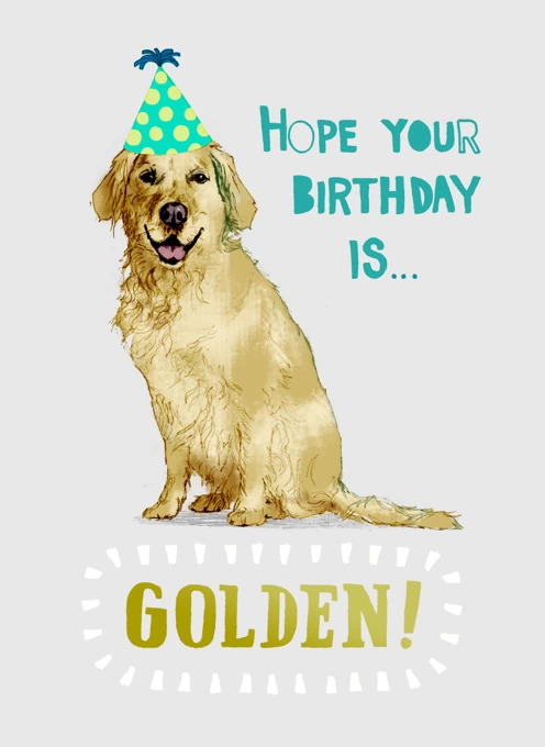 Golden Birthday! Labrador Design