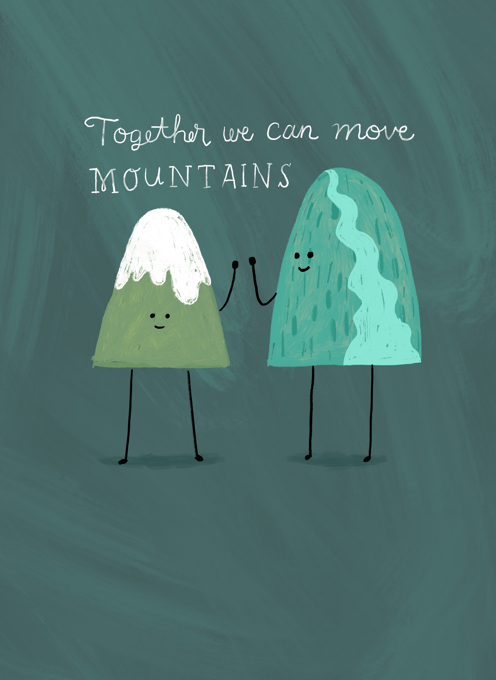 Move Mountains by Kay Wolfersperger | Cardly