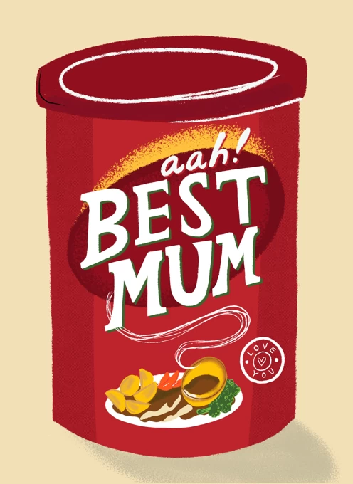 Ahh! Best Mum! Mother's Day card