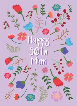 Happy 50th Birthday Mum