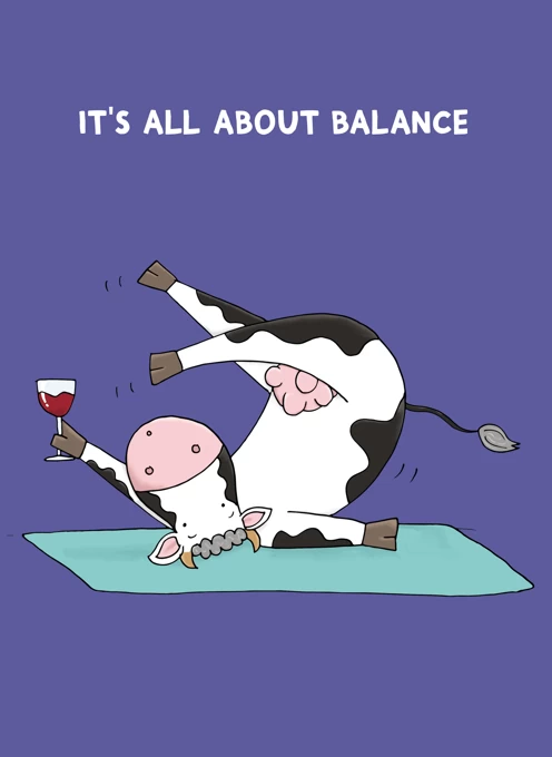 It's All About Balance, Yoga and wine!