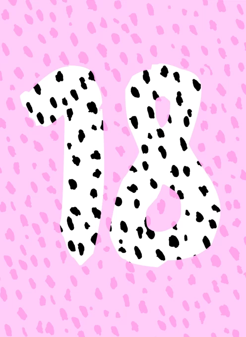 18th Birthday - Dalmatian spots