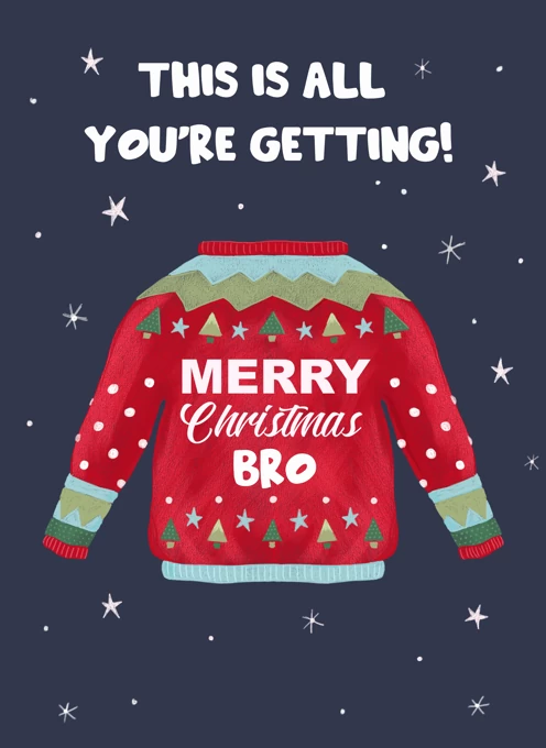 Brother Christmas Jumper