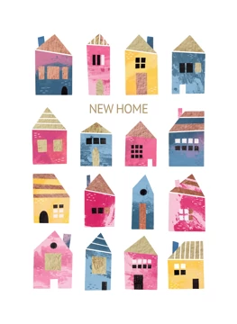 New Home Abstract Card