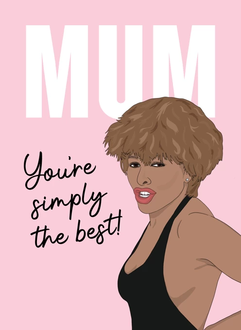 Tina Turner Mother's Day Card