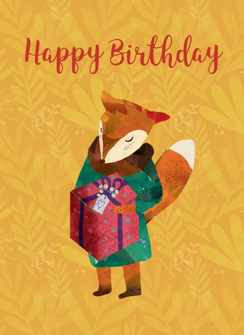 Fox Happy Birthday