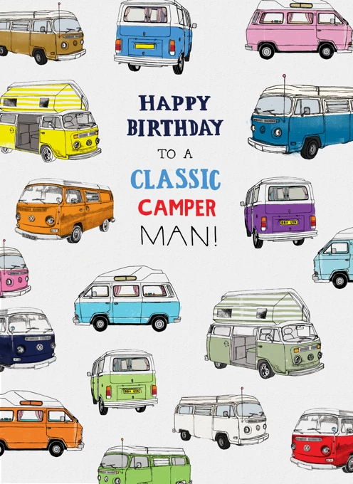 Classic Camper Man! VW Campervan Design