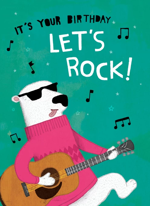Let's Rock! Birthday Bear