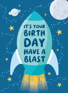 Have A Blast Rocket Birthday