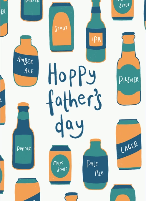 Beer Pun Happy Father's Day