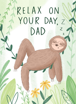 Sleeping Dad Sloth