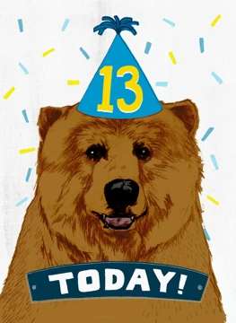13 Today! Bear Design