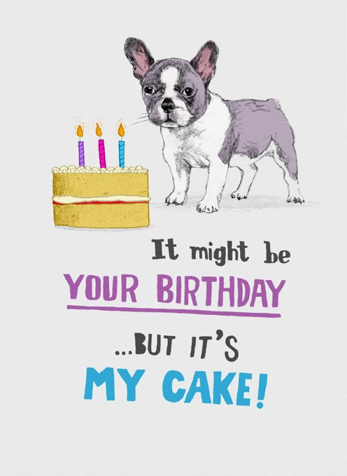 French Bulldog Birthday Cake!