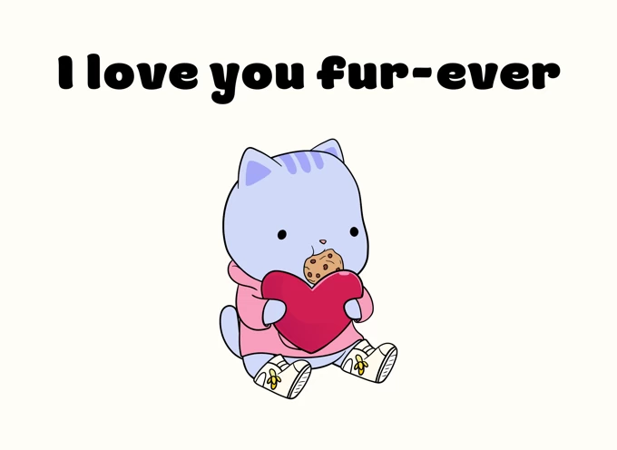 I love you fur-ever