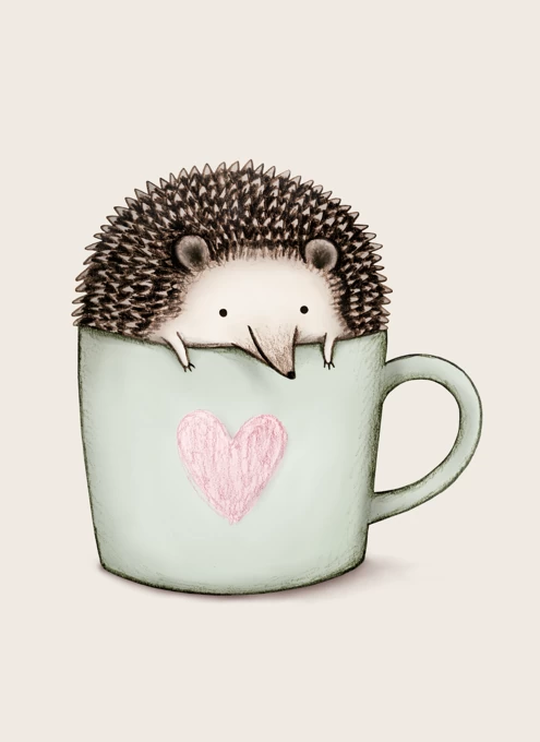Hedgehog in a Mug