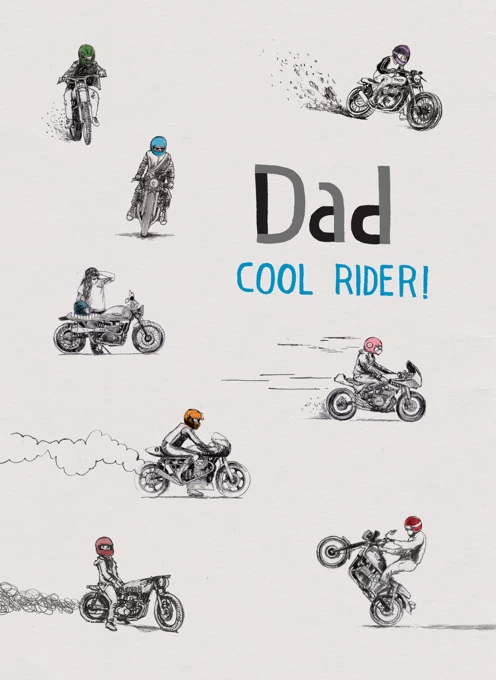 Dad, Cool Rider! Motorbike Design