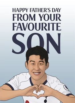 Tottenham Hotspur Father's Day Card