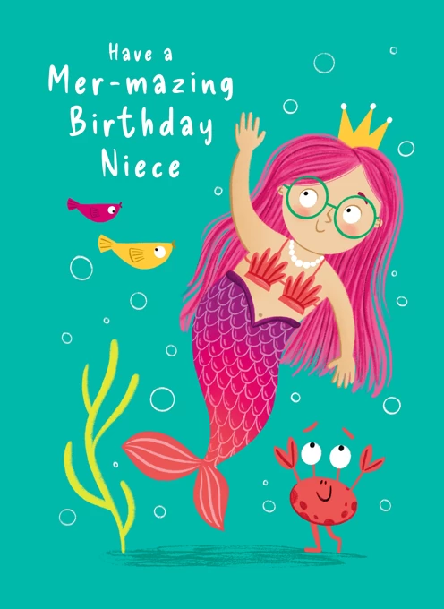 Mermaid Niece Birthday