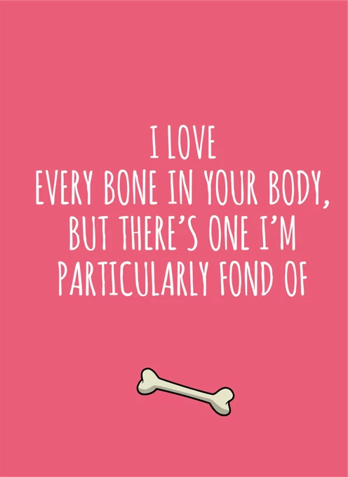 I Love Every Bone In Your Body