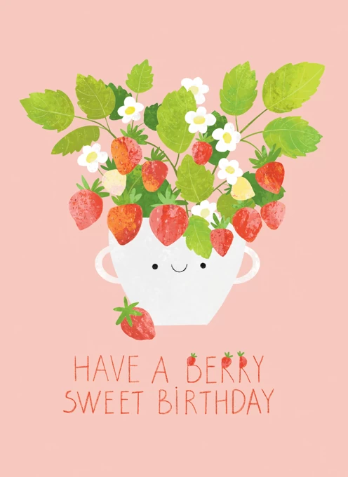 Berry sweet birthday card