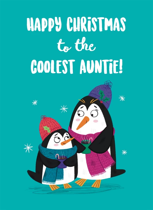 Penguin Auntie Christmas